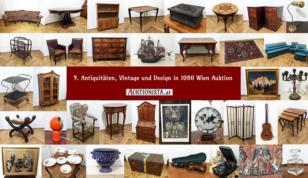 9. Antiquitäten, Vintage und Design in 1080 Wien Auktion