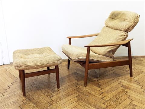 Dänischer Vintage Lounge Sessel von Cado Entwurf Arne Vodder